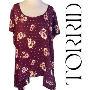 Torrid 5 gossamer blouse